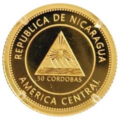 50 Córdobas First moon landing