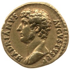 Aureus - Hadrian ROMVLO CONDITORI, Romulus