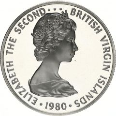 5 Dollars - Elizabeth II Great Blue Heron, Silver Proof