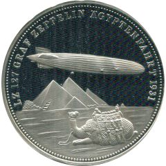 Medal - Graf Zeppelin Egypt travel 1931