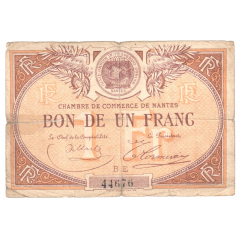 1 Franc - Chambre De Commerce De Nantes