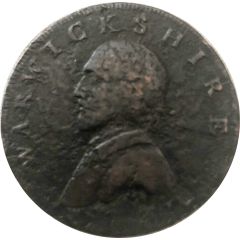 1/2 Penny Warwickshire - Shakespeare / Cornucopia