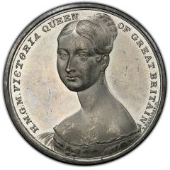 Medal - Victoria Accession, T. Halliday, 46mm