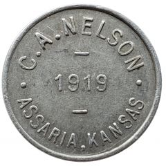 25 Cents - C. A. Nelson Assaria, Kansas
