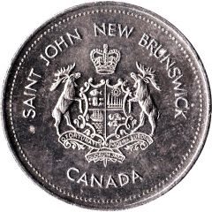 Souvenir Trade Dollar - Saint John, New Brunswick