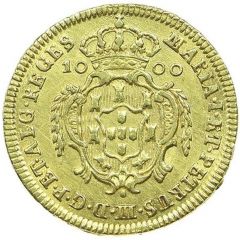 Quartinho - Maria I and Pedro III Lisboa mint