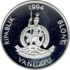50 Vatu Olympic Games 1996