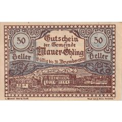 50 Heller Mauer-Öhling