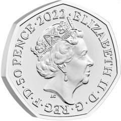 50 Pence - Elizabeth II 5th portrait, The Snowman and The Snowdog