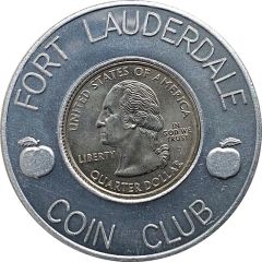 Encased Token - 50th Anniversary of Fort Lauderdale Coin Club