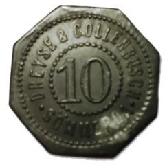 10 Pfennig - Sömmerda Dreyse and Collenbusch