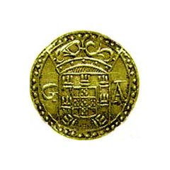 1 Pardau São Tomé - Sebastião Goa mint