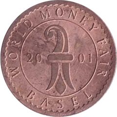 Token - World Money Fair Basel, 2001