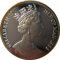 1 Crown - Elizabeth II World Cup Soccer - Mexico