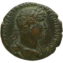 As - Hadrian P M TR P COS III S C, Pax