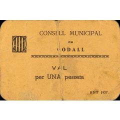 1 Peseta Godall
