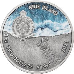 2 Dollars - Charles III Loggerhead Sea Turtle