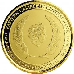 10 Dollars - Elizabeth II Nature Isle