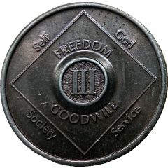 Medal - Narcotics Anonymous Recovery 3 years