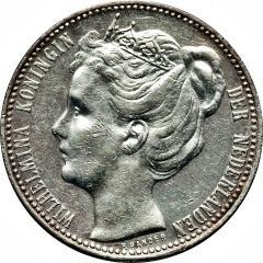 1 Gulden - Wilhelmina
