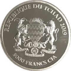 5000 Francs CFA Mandala Elephant
