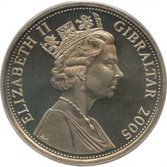1 Crown - Elizabeth II Horatio Nelson