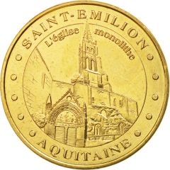 Monnaie de Paris Tourist Token - Aquitaine Saint-Emilion Monolithic Church