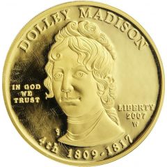 10 Dollars Dolley Madison, Bullion Coinage