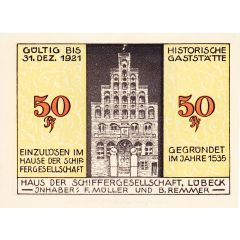 50 Pfennig Haus der Schiffergesellschaft