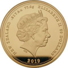 50 Dollars - Elizabeth II 4th Portrait, Victoria Twenty Sovereigns