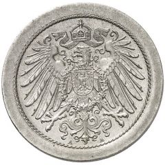 10 Pfennig - Wilhelm II type 2 - small shield - Pattern
