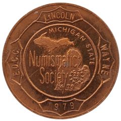 Token - Michigan State Numismatic Society Dearborn, Michigan
