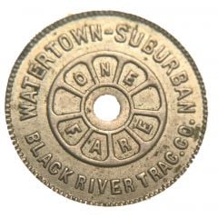 1 Fare - Watertown-Suburban Black River Traction Company Watertown, New York