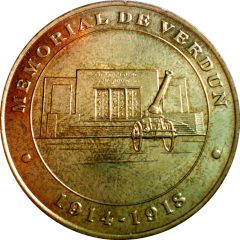 Monnaie de Paris Tourist Token - Mémorial de Verdun 1914-1918