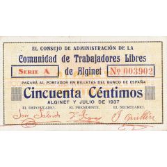 50 Céntimos Alginet