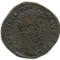 Sestertius - Commodus IOVI DEFENS SALVTIS AVG COS VI P P S C, Jupiter