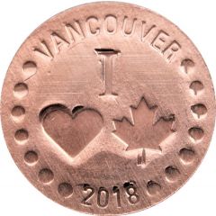 Royal Canadian Mint Token - Vancouver Canada Day 2018