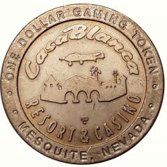 1 Dollar Gaming Token - Casa Blanca Resort and Casino Mesquite, Nevada