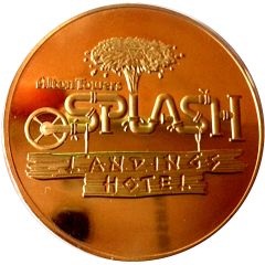 Medal - Alton Towers Splash Landings Hotel