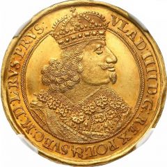 Dwudukat gdański - Władysław IV Waza Gdańsk mint