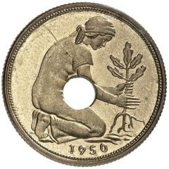 50 Pfennig Pattern