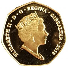 50 Pence - Elizabeth II Red Colobus Monkey
