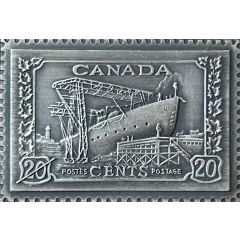 20 Cents - Canada Post Canadian Corvette Ready for Launching