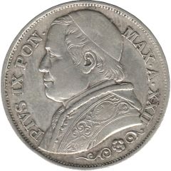 2 Lire - Pius IX