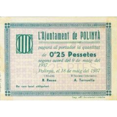 0.25 Pesetas Polinyà