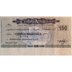 150 Lire Credito Artigiano