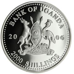 2000 Shillings Zinédine Zidane