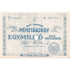 1 000 000 Adópengő Tax note, 2nd edition