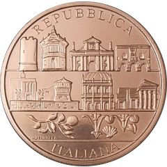 5 Euros Bergamo and Brescia Italian Cultural Capitals