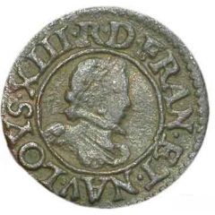 Denier Tournois - Louis XIII Poitiers, 1st type